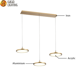 Lampada a sospensione dimmerabile per illuminazione commerciale a LED ultrasottile