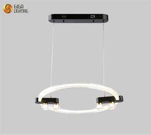 CE TUV VDE anello rotondo a led trasparente Lampade a sospensione Lampade a sospensione trasparenti ad anello rotondo in acrilico - Attira i clienti Migliora la visibilità Massimizza il profitto Soluzioni di illuminazione durevoli ed efficienti