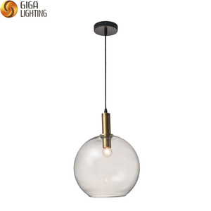 Lampadario decorativo moderno in vetro CE con illuminazione a sospensione Cucina interna del ristorante